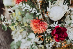Venue: Vuka<br />
Planner:  Planner 22 Weddings and Events<br />
Photographer: John Winters Bright crisp floral designs